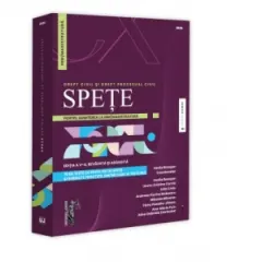 Coperta cărții Spete pentru admiterea la INM/magistratura. Drept civil si drept procesual civil. Editia a V-a, revazuta si adaugita