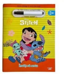 Coperta cărții Disney Stitch. Invat sa scriu. Scrie, sterge si scrie din nou!