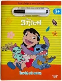 Coperta cărții Disney Stitch. Invat sa scriu. Scrie, sterge si scrie din nou!