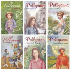 Coperta cărții Pachet Pollyanna 6 volume: 1. Jocul bucuriei, 2. Pollyanna domnisoara, 3. Flori de portocal, 4. Pollyanna si comorile ei, 5. Datoria de onoare, 6. Calatorie in Muntii Stancosi