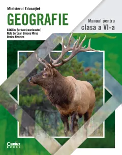 Coperta cărții Geografie. Manual pentru clasa a VI-a (Cătălina Șerban - coordonator)