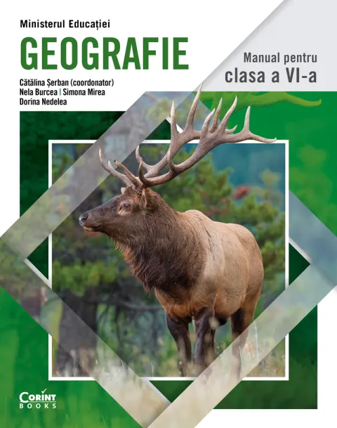 Coperta cărții Geografie. Manual pentru clasa a VI-a (Cătălina Șerban - coordonator)
