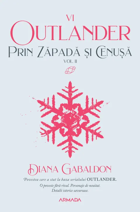 Coperta cărții Prin zapada si cenusa Vol.2. Seria Outlander. Partea 6