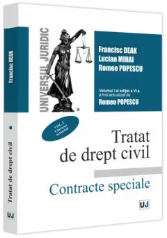 Coperta cărții Tratat de drept civil. Contracte speciale Vol.1: Vanzarea, Schimbul Ed.6
