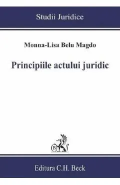 Coperta cărții Principiile actului juridic