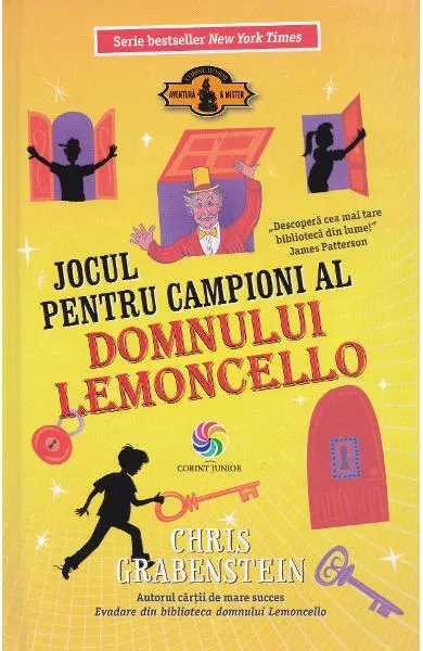 Coperta cărții Jocul pentru campioni al domnului Lemoncello