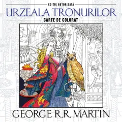 Coperta cărții Urzeala tronurilor. Carte de colorat
