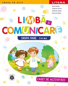 Coperta cărții Limba si comunicare. Caiet de activitati. Grupa mare 5-6 ani