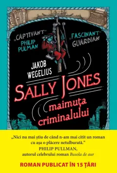 Coperta cărții Sally Jones. Maimuta criminalului