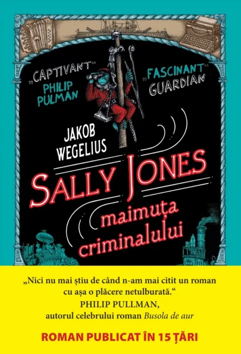 Coperta cărții Sally Jones. Maimuta criminalului