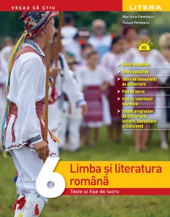 Coperta cărții Limba si literatura romana. Teste si fise de lucru. Clasa a VI-a