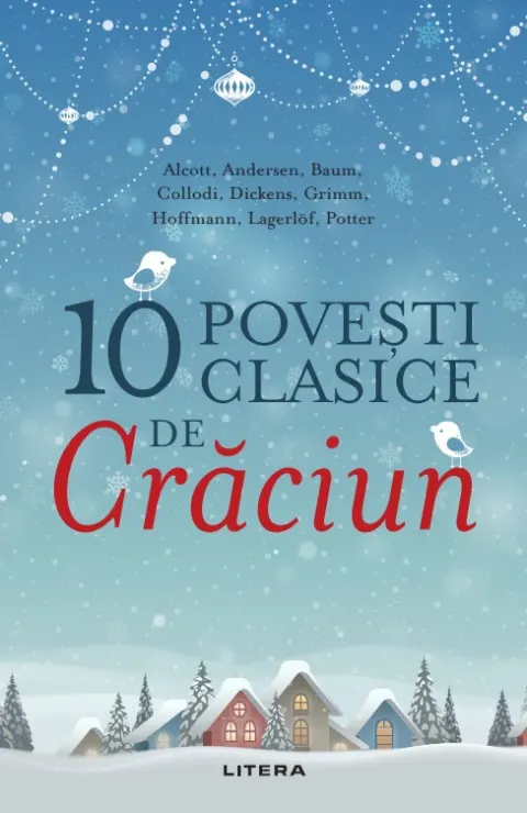 Coperta cărții 10 povesti clasice de Craciun