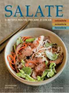 Coperta cărții Salate. O reteta pentru fiecare zi din an (octombrie, noiembrie, decembrie)