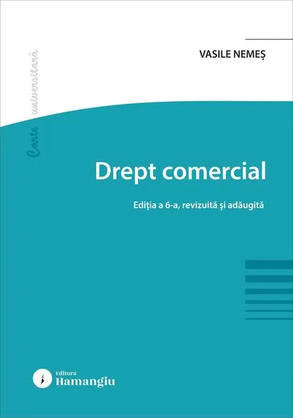 Coperta cărții Drept comercial. Ediția a 6-a