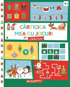 Coperta cărții Cărticica mea cu jocuri de Crăciun (4 ani+)