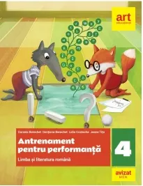 Coperta cărții Antrenament pentru performanta. Limba si literatura romana, clasa a IV-a