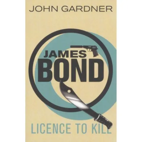Coperta cărții James bond: licence to kill