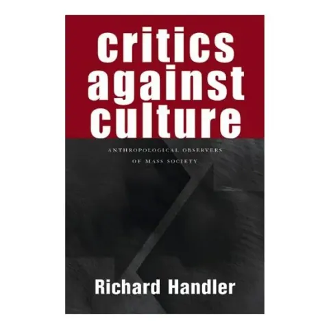Coperta cărții Critics Against Culture