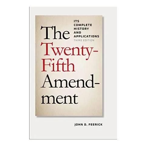 Coperta cărții Twenty-Fifth Amendment