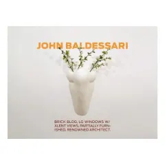 Coperta cărții John Baldessari