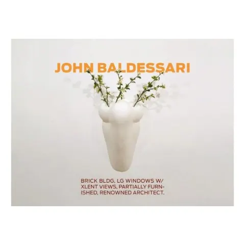 Coperta cărții John Baldessari