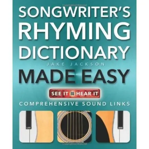 Coperta cărții Sonwriter's Rhyming Dictionary Made Easy