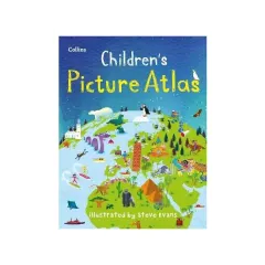 Coperta cărții Collins Childrens Picture Atlas by Steve Evans, Collins Kids