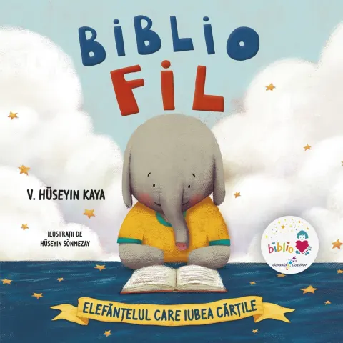 Coperta cărții Bibliofil: Elefănțelul care iubea cărțile