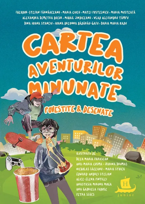 Coperta cărții Cartea aventurilor minunate povestite & desenate