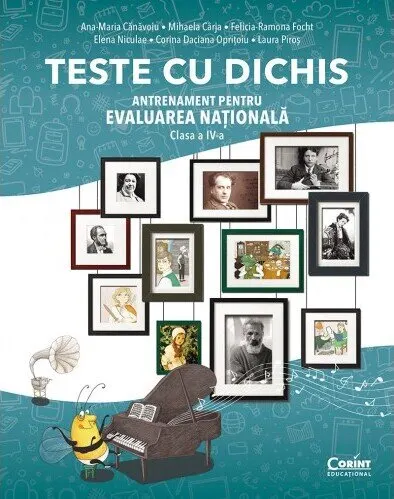 Coperta cărții Teste cu dichis. Antrenament pentru evaluarea nationala (clasa a IV-a)