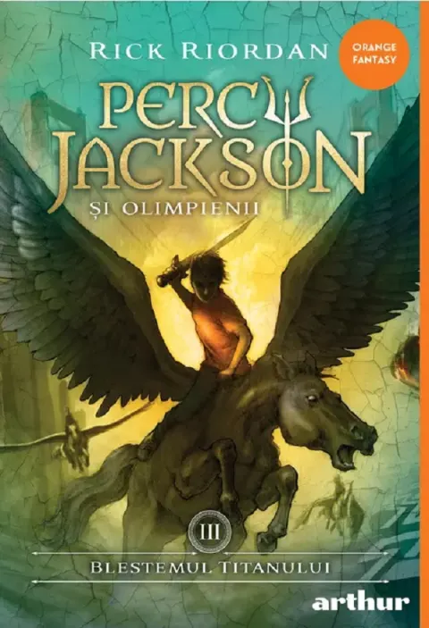 Coperta cărții Blestemul titanului (Percy Jackson si Olimpienii, vol. 3)