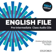 Coperta cărții English File 3E Pre-intermediate Class Audio CDs