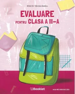 Coperta cărții Evaluare pentru clasa a II-a. 14 teste limba si comunicare - limba romana, 14 teste matematica