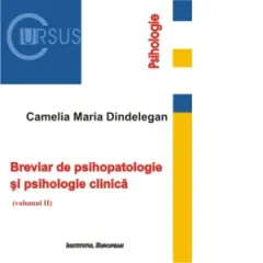 Coperta cărții Breviar de psihopatologie si psihologie clinica, volumul II
