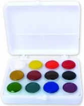 Coperta cărții Acuarele Colibri 12 culori
