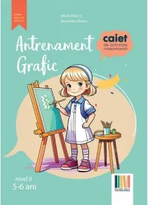 Coperta cărții Antrenament grafic Nivel II (5-6 ani) Caiet de activitate independenta