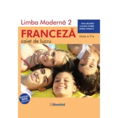 Coperta cărții Limba moderna 2 - Franceza. Caiet de lucru clasa a V-a