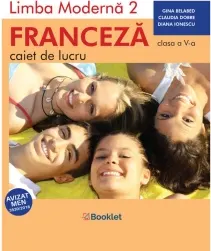 Coperta cărții Limba moderna 2 - Franceza. Caiet de lucru clasa a V-a
