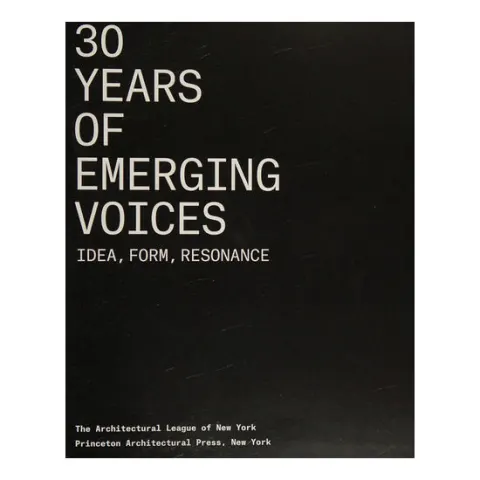 Coperta cărții 30 Years of Emerging Voices: Idea, Form, Resonance