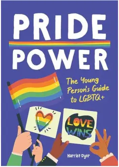 Coperta cărții Pride power: a young person's guide to LGBTQ+