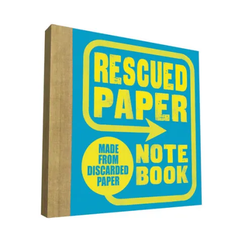 Coperta cărții Rescued Paper Notebook, Small (Eco-Friendly Recycled Paper Notebooks, Environmentally Friendly Journal)