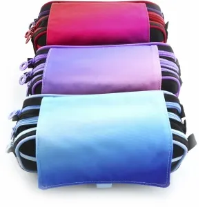 Coperta cărții Penar Office Box, dreptunghiular 3 fermoare, diverse culori