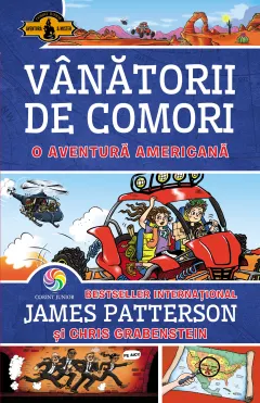 Coperta cărții O aventură americană (vol.6 din seria Vânătorii de comori)