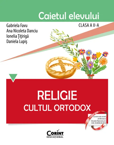 Coperta cărții Religie. Cultul Ortodox. Caietul elevului pentru clasa a II-a