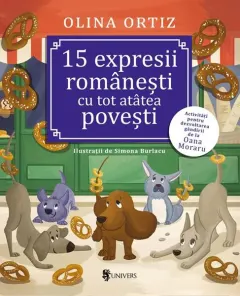 Coperta cărții 15 expresii românești cu tot atâtea povești