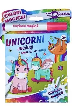 Coperta cărții Unicorni jucausi. Carioca magica. Carte cu activitati