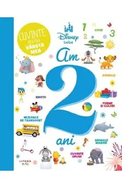 Coperta cărții Disney Bebe. Cuvinte pentru varsta mea. Am 2 ani