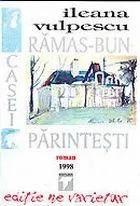 Coperta cărții Rămas-bun casei părintești