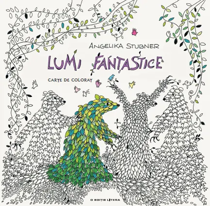 Coperta cărții Lumi fantastice. Carte de colorat