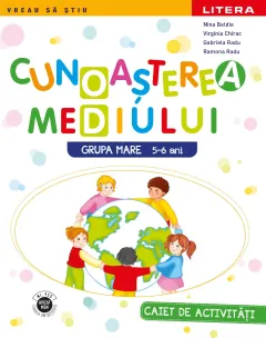Coperta cărții Cunoasterea mediului. Caiet de activitati. Grupa mare 5-6 ani